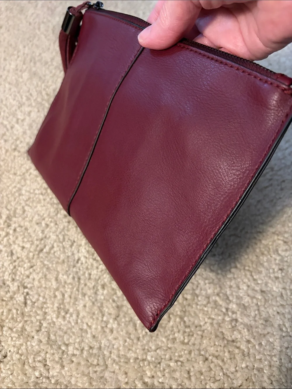 Inc International Concepts Women’s Molyy Party Wristlet Clutch In Burgundy